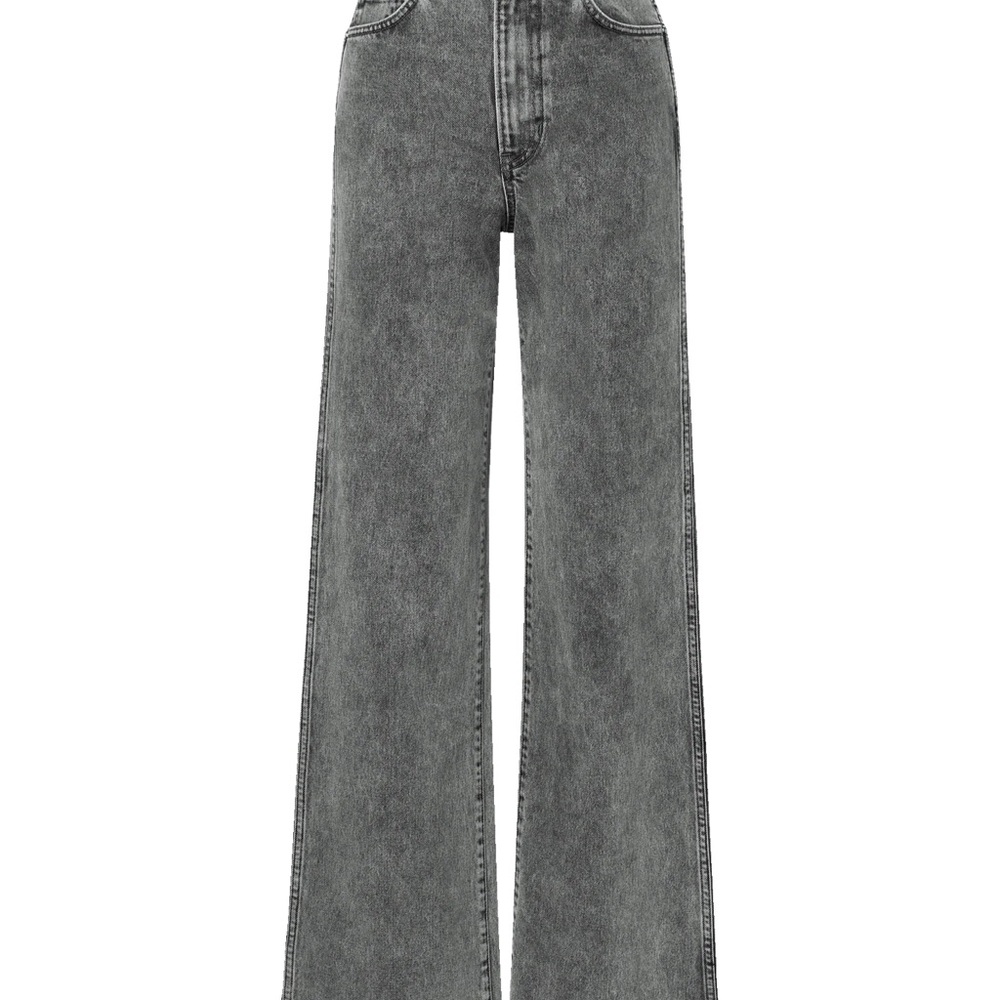 VERONICA BEARD Taylor High Rise Wide Leg in Volcanic Dust NWT